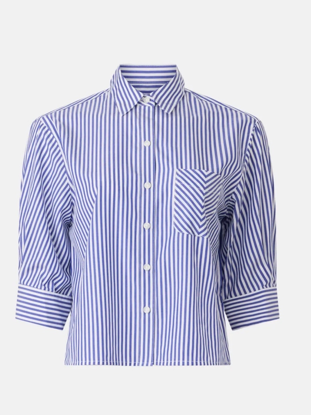 rag & bone Lucia Striped Poplin Shirt Size Small - Picture 2 of 8